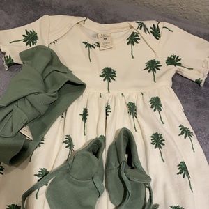 Kate quinn dress, booties and headband set